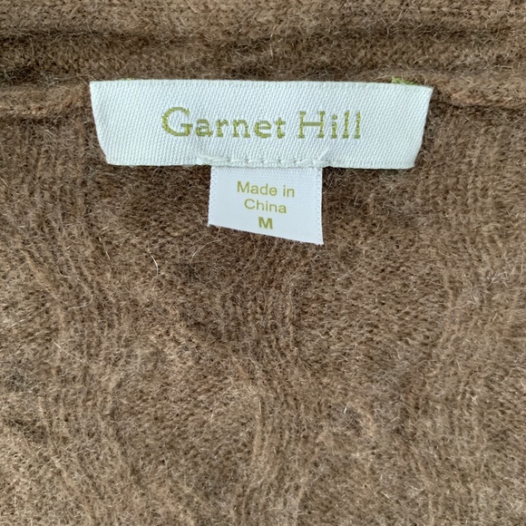Garnet Hill Cashmere Cardigan Sweater - Picture 3 of 4
